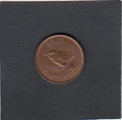 Beschrijving: 1 Farthing  GEORGIUS VI  